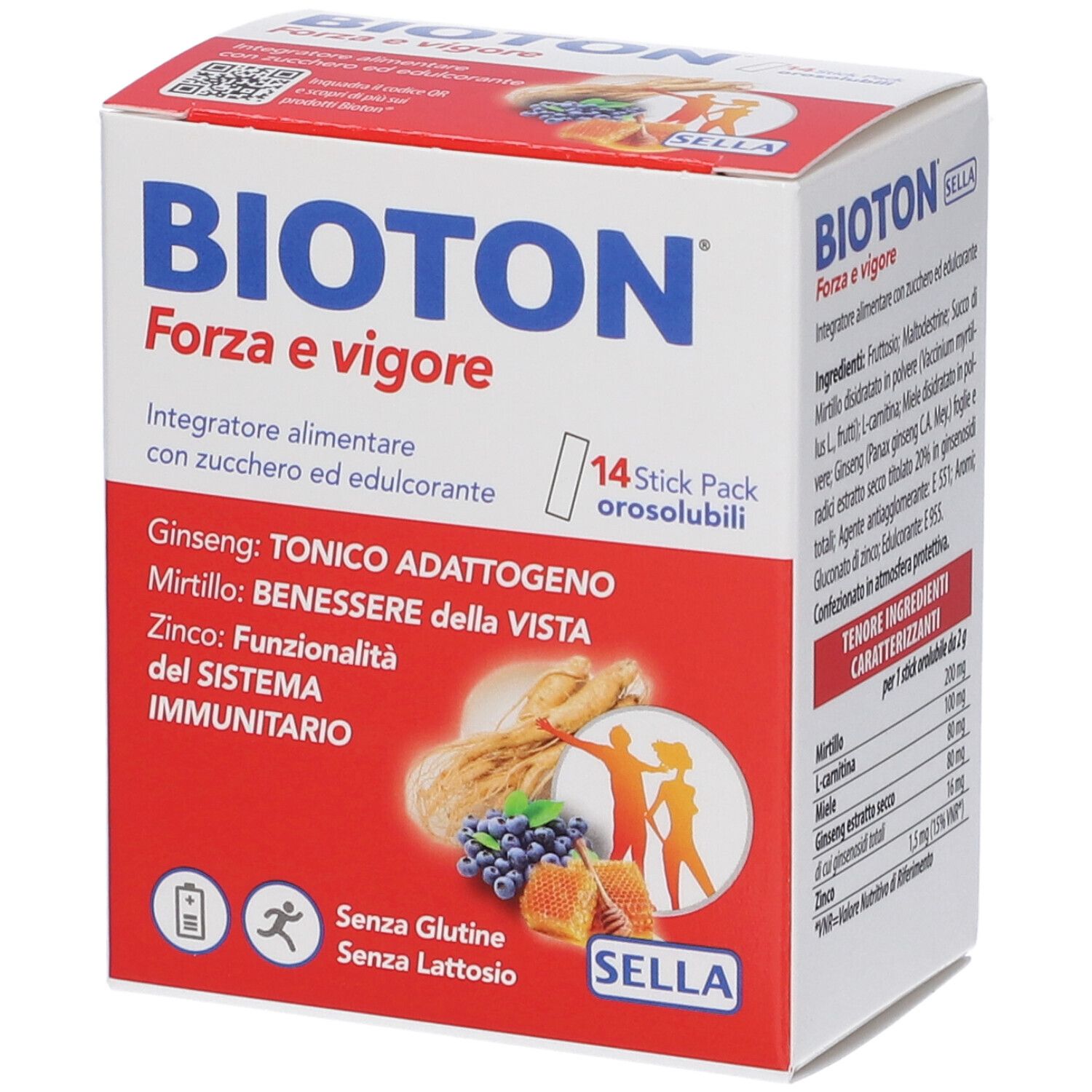 Bioton Forza e Vigore Stick Orosolubili 28 g Polvere per soluzione orale