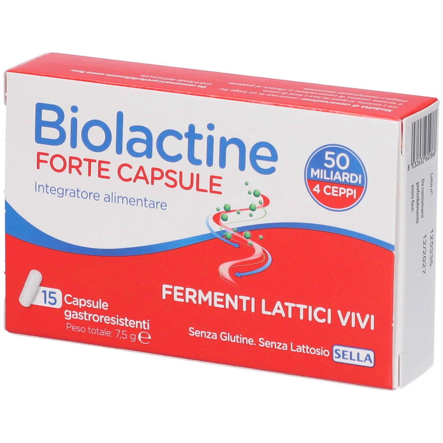 Sella Biolactine Forte Capsule 7,5 g gastroresistenti