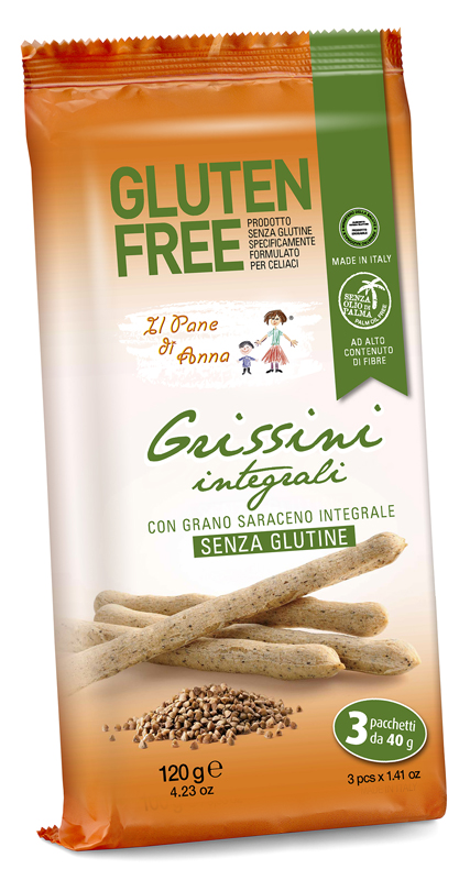 Il pane di anna grissini integrali senza latte 3 pezzi da 40 g — confronto prezzi