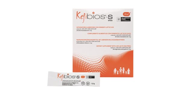 Kefibios S Integratore Probiotico a base di Kefir per Flora Intestinale 30 g