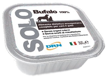 Solo Bufalo Alimento Umido Monoproteico Ipoallergenico Cani e Gatti 300 g