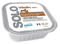 Solo Vitello Alimento Umido Monoproteico Ipoallergenico Cani e Gatti 100 g