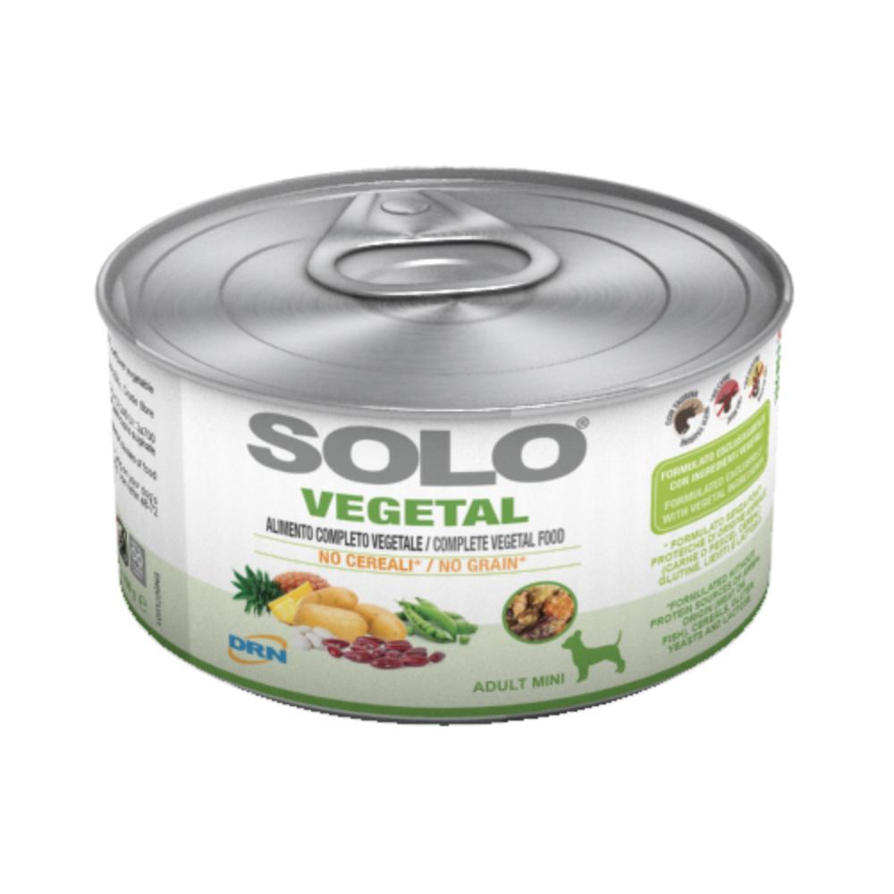 Solo Vegetal Mini Alimento Umido Vegetale Ipoallergenico Cani Piccoli 150 g