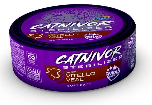 Catnivor sterilized vitello 80 g
