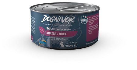 Dognivor Anatra, Riso &amp; Zucca 150 Gr