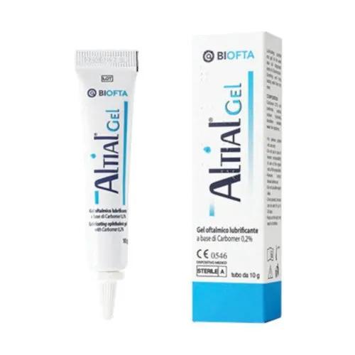 Altial Gel 10g Gel Oftalmico Lubrificante per Bruciore Irritazione e Gonioscopia