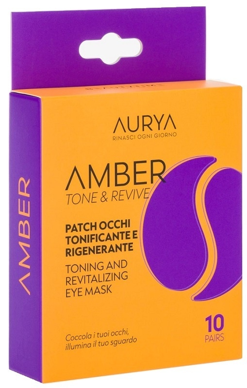 BeautytimeAurya Amber Tone & Revive - Patch per il contorno occhi tonificanti e illuminanti, 10 paia — confronto prezzi
