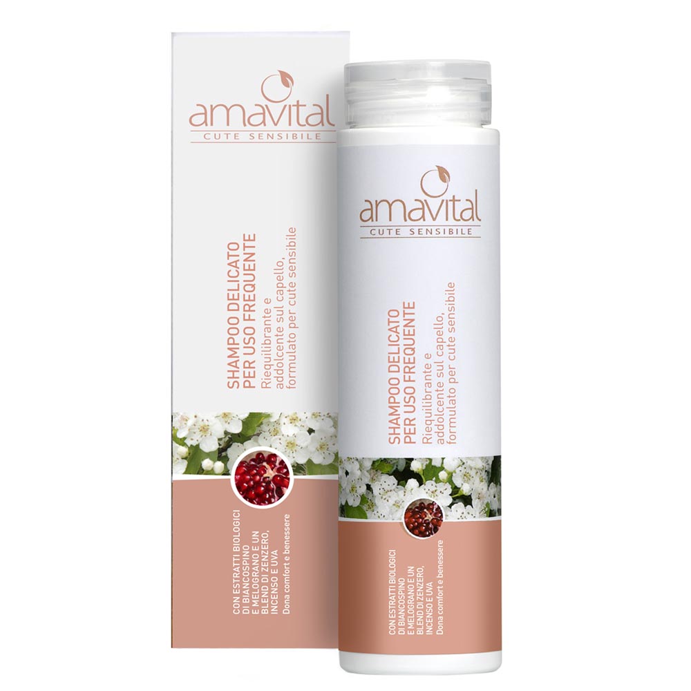 Oficine Cleman Amavital - Shampoo Delicato per Uso Frequente, 200ml