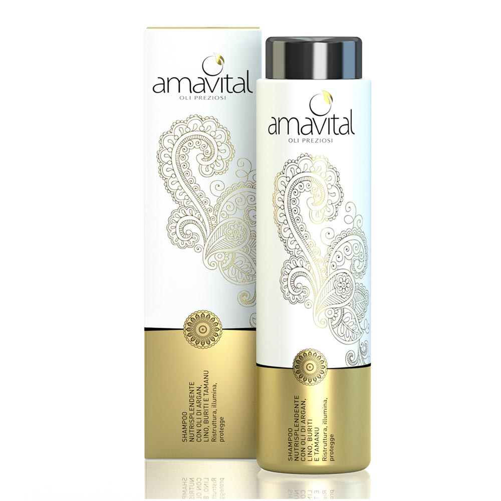Oficine Cleman Amavital Oli Preziosi Shampoo Nutrisplendente 250 ml
