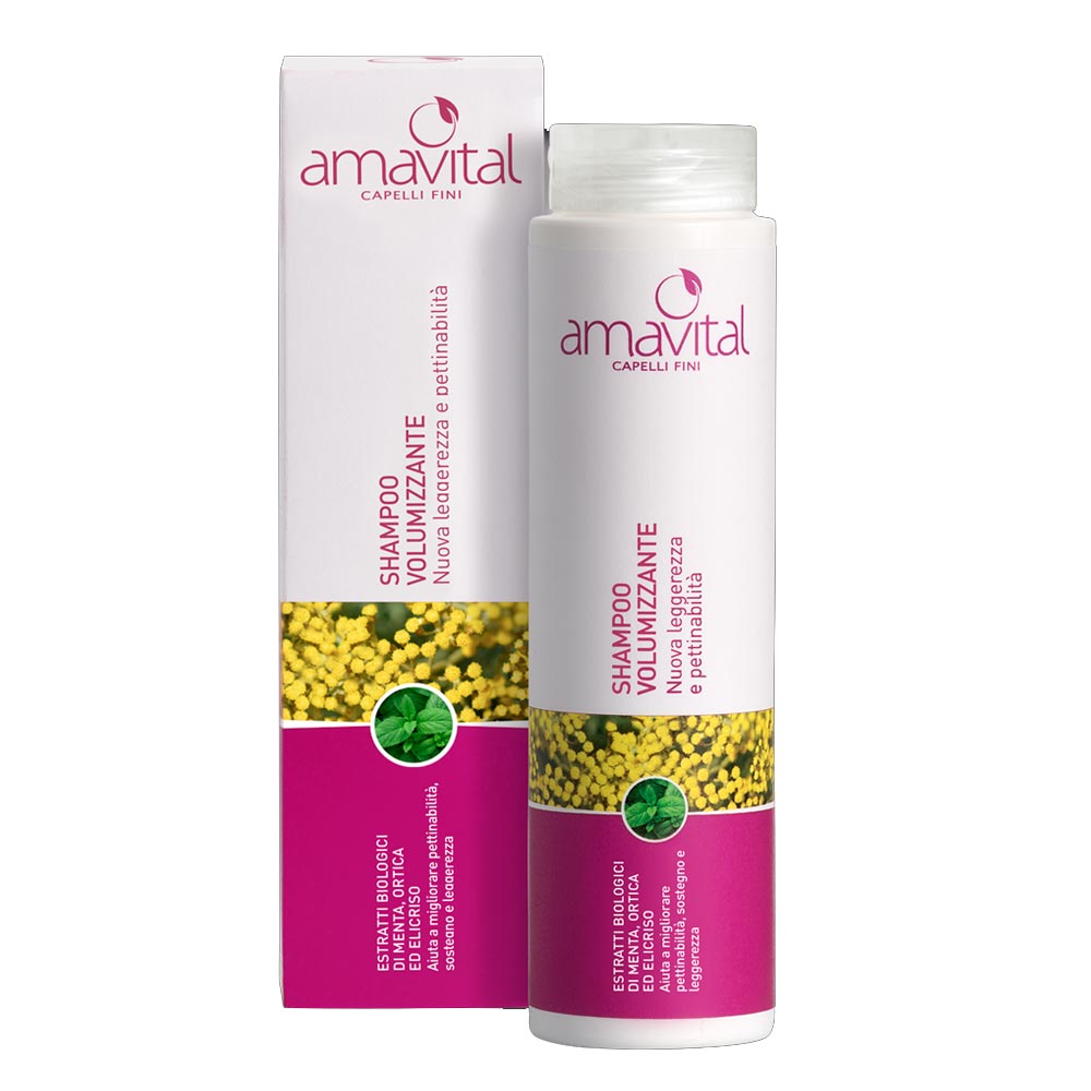 Oficine Cleman Amavital - Shampoo Volumizzante per Capelli Fini, 250ml