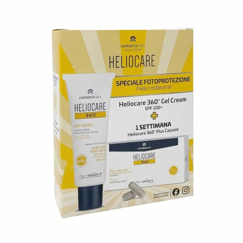 HELIOCARE 360 100+ GEL+PLU7CPS - SCADENZA 30 SETTEMBRE 2026 — confronto prezzi