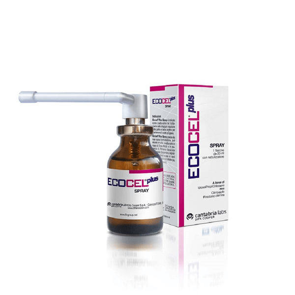 Ecocel Plus Spray Dermatologico Contro Infezioni Microbiche 20 ml