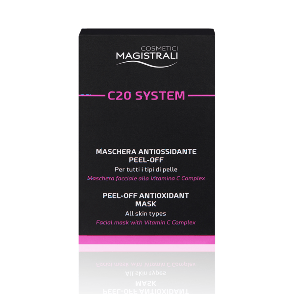 C 20 System Maschera Viso Peel Off Antiossidante 5 bustine da 6 ml
