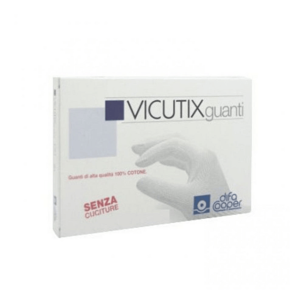 Vicutix Guanto in Cotone Antiallergico Taglia Large