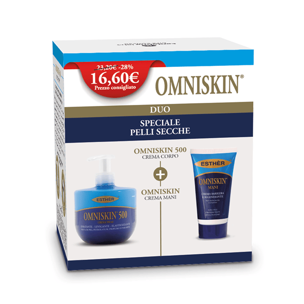 Esther Omniskin Duo Crema Idratante Corpo 500ml + Crema Mani 75ml — confronto prezzi