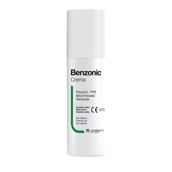 Benzonic Crema Per Pelle Acneica Flacone Airless 30 ml