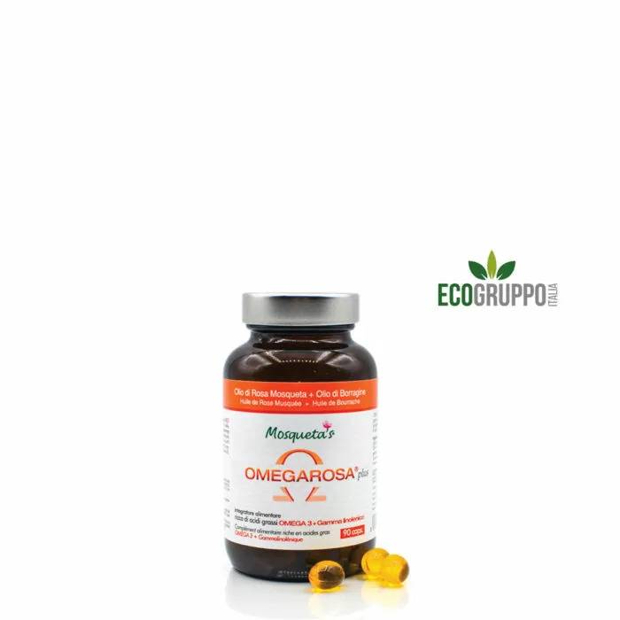 Mosqueta's Omegarosa Plus a Base di Oli di Rosa Mosqueta e Borragine Bio 90 capsule — confronto prezzi