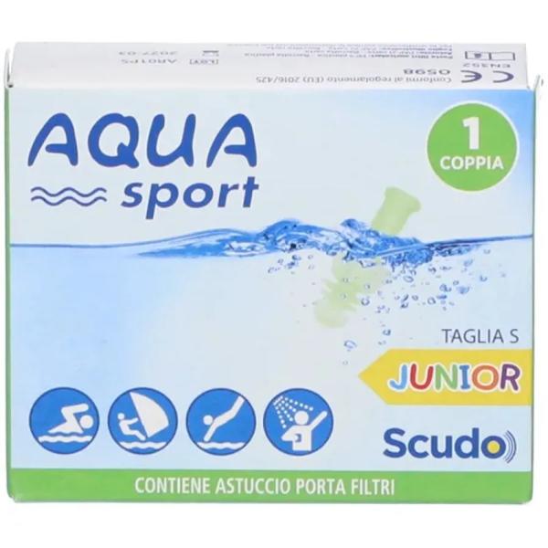 Earplug Aquasport Junior Tappi Auricolari Bambini 2 Pezzi