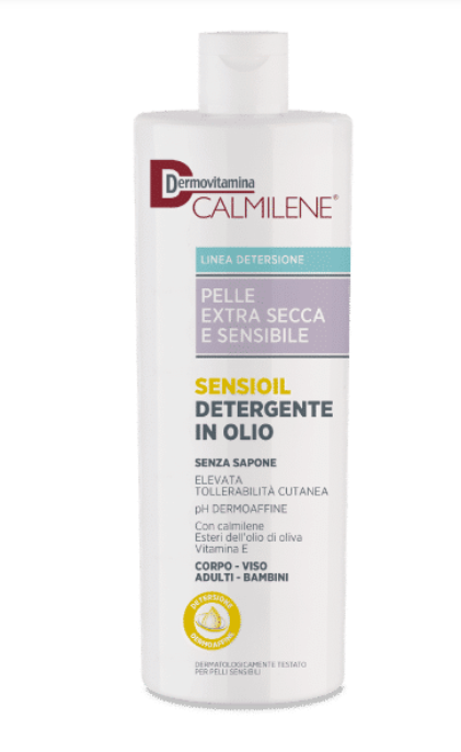 Dermovitamina calmilene sensioil detergente in olio senza sapone per pelle extra secca e sensibile 500 ml