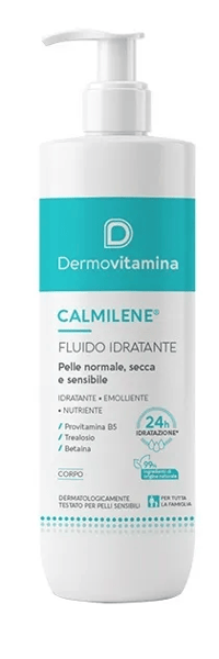 Dermovitamina Calmilene Fluido Idratante Per Pelle Normale Secca Sensibile e a Tendenza Atopica 250 ml