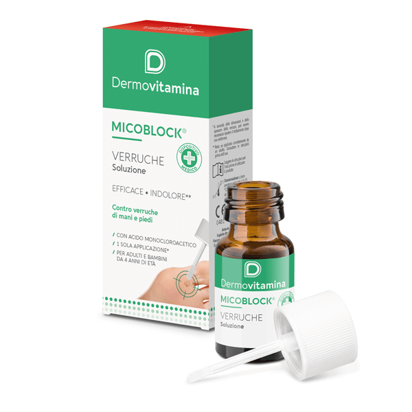 Dermovitamina Verruche Soluzione Per Il Trattamento Delle Verruche Comuni Di Mani e Piedi 2 Ml
