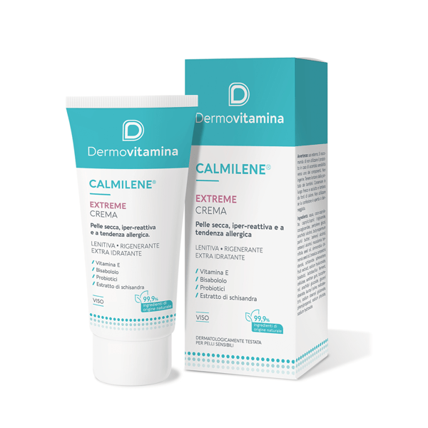 Dermovitamina Calmilene Extreme Crema Viso Idratante Lenitiva 50 ml
