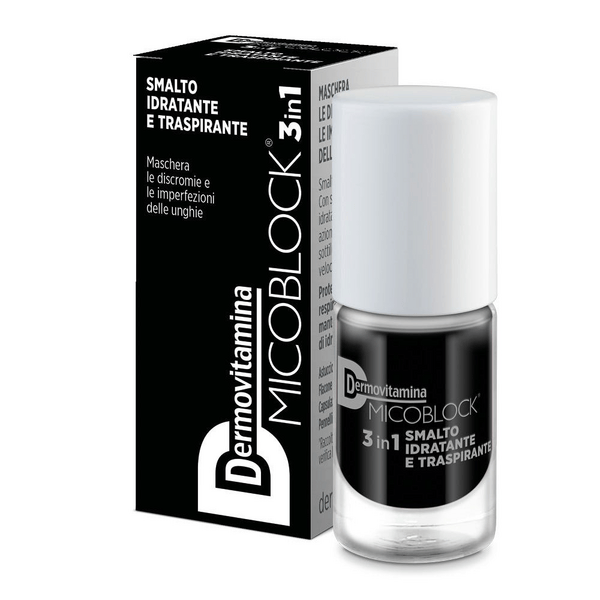 Dermovitamina Micoblock 3in1 Smalto Idratante E Traspirante Nero 5 ml — confronto prezzi