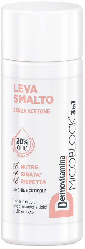 Dermovitamina micoblock 3in1 levasmalto 125 ml — confronto prezzi