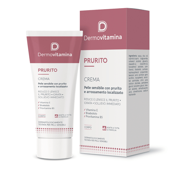 Dermovitamina Prurito Crema Contro Prurito e Arrossamento 30 ml