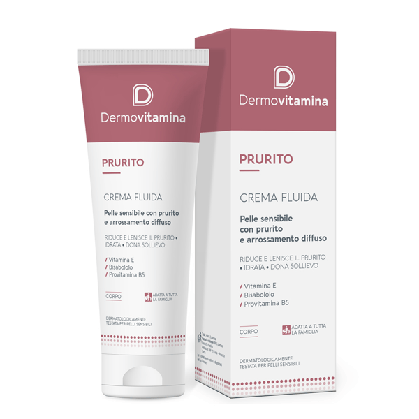 Dermovitamina Prurito Crema Fluida Trattamento Contro Prurito e Arrossamento 150 ml