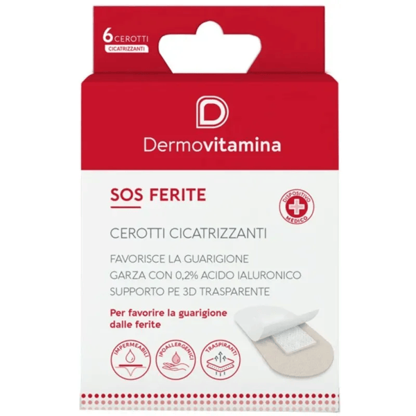 Cerotto Dermovitamina Sos Ferite 6 pz