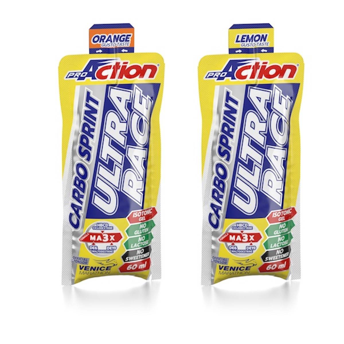 ProAction Carbo Sprint Ultra Race Integratore energetico per sportivi 50 ml - Gusto: Limone — confronto prezzi