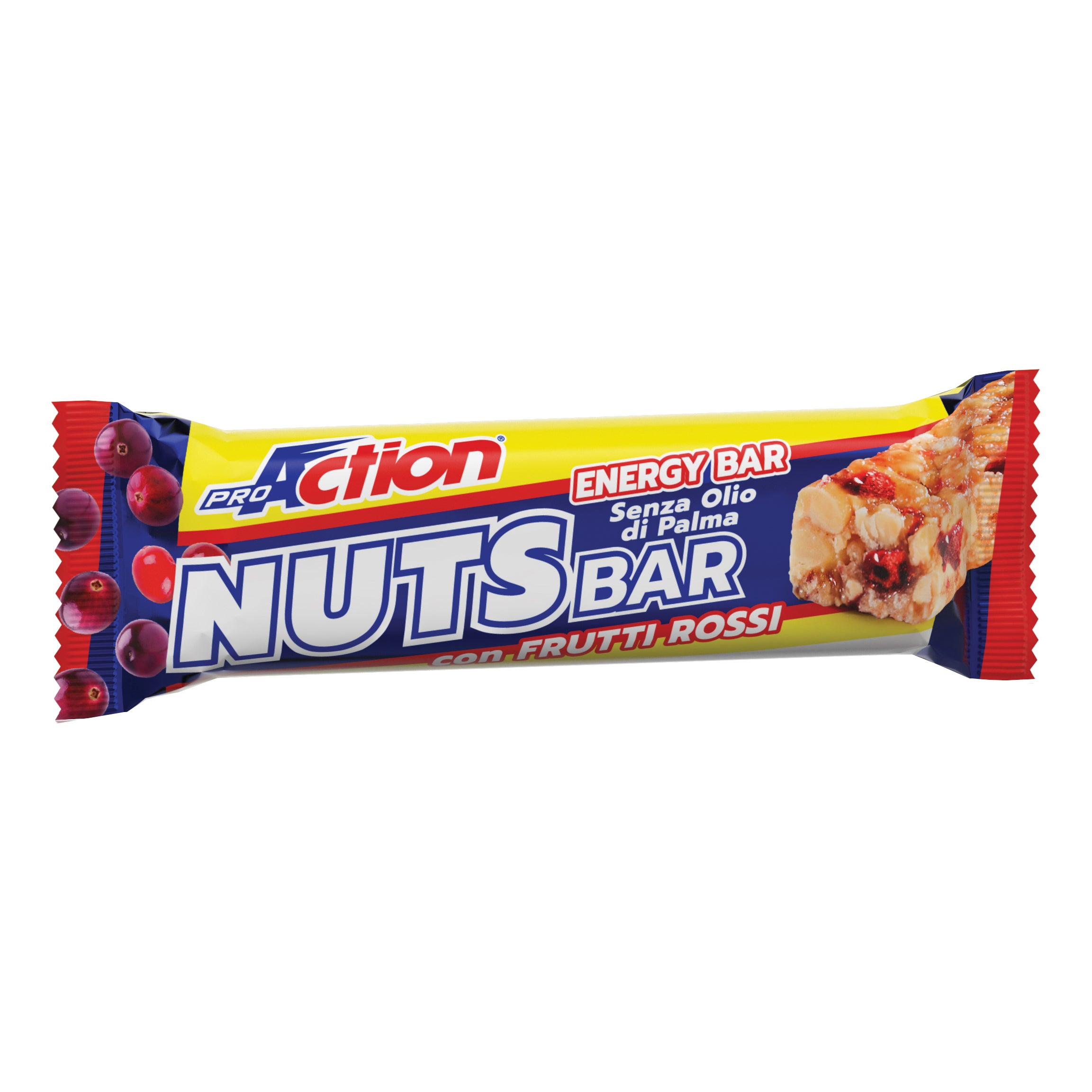 ProAction Nuts Bar E Fruit Frutta Secca E Frutta Barretta Energetica 30 g