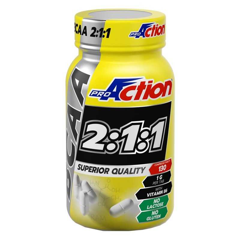 Proaction bcaa 211 130 compresse — confronto prezzi