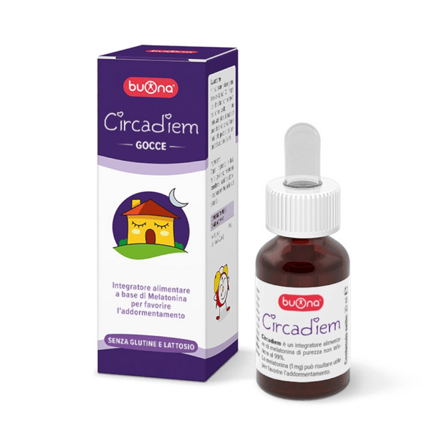 Buona Circadiem Integratore di Melatonina Pura Per Sonno e Ansia 20 ml