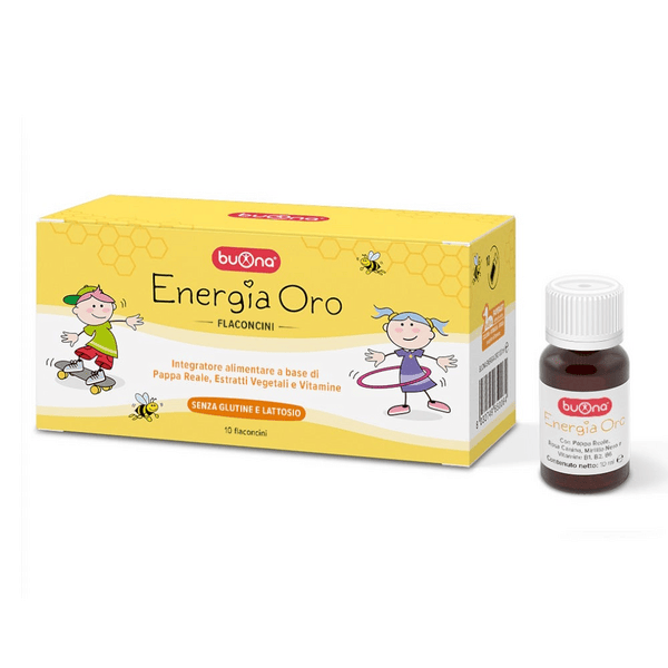 Buona Energia Oro Integratore Ricostituente per Bambini 10 Flaconcini