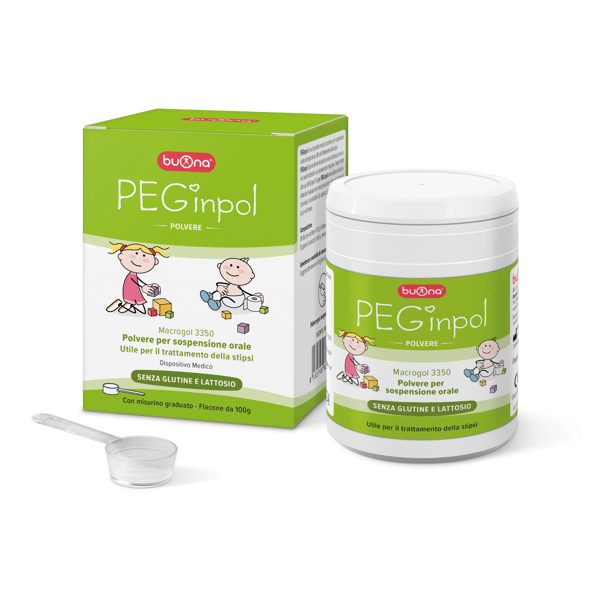 Buona PEGinpol Macrogol Trattamento Stipsi nei Neonati e Bambini 100 g