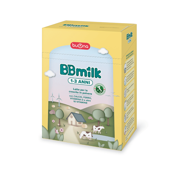 Buona Bbmilk 1-3 Anni Latte in Polvere Bio Per Bambini 800 gr