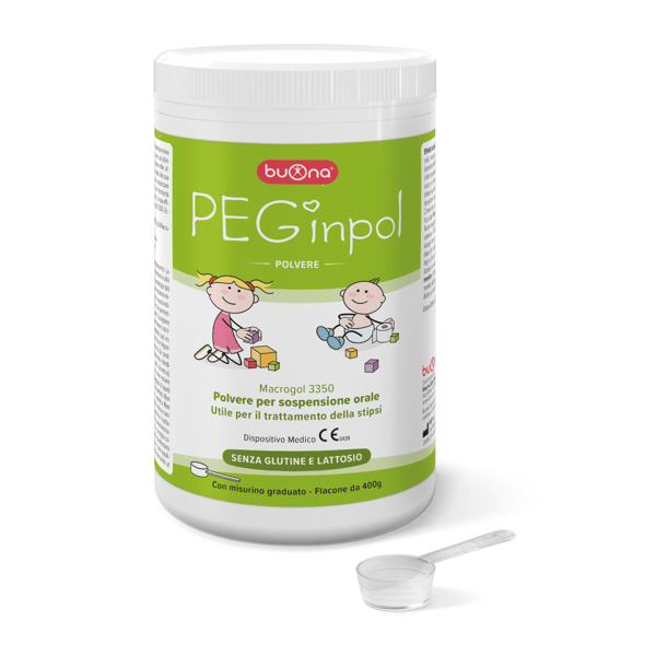 Buona Peginpol Polvere Integratore per Trattamento della Stipsi nei Lattanti 400 gr