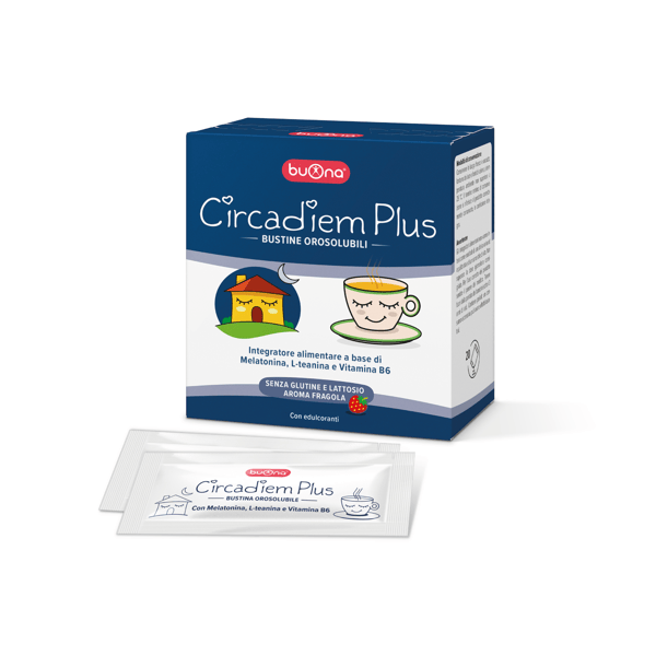 Buona Circadiem Plus Integratore Con Melatonina Per Relax e Sonno 20 Bustine