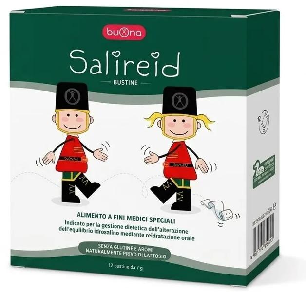 Buona Salireid 12 bustine da 7 g Integratore per Reidratazione orale per reintegro di sali e liquidi