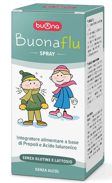 Buona BuonaFlu Spray 20 ml Integratore per il Benessere della Gola