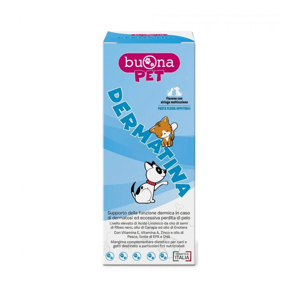 BuonaPet Dermatina Mangime Complementare Funzione Dermica Cani e Gatti 90g