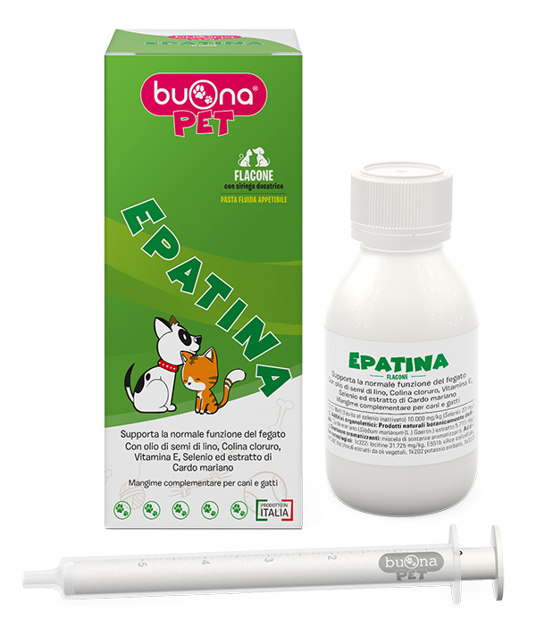 Epatina per Funzione Epatica Cani e Gatti Flacone 60 g