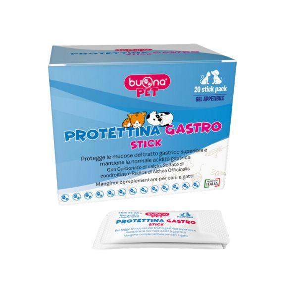 Protettina Gastro 20 Stick Gel Appetibile Mangime Complementare Per Cani e Gatti