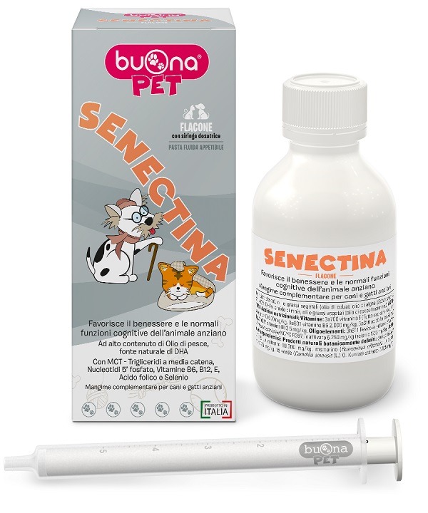 Senectina Integratore Cani e Gatti Senior Flacone 90 g