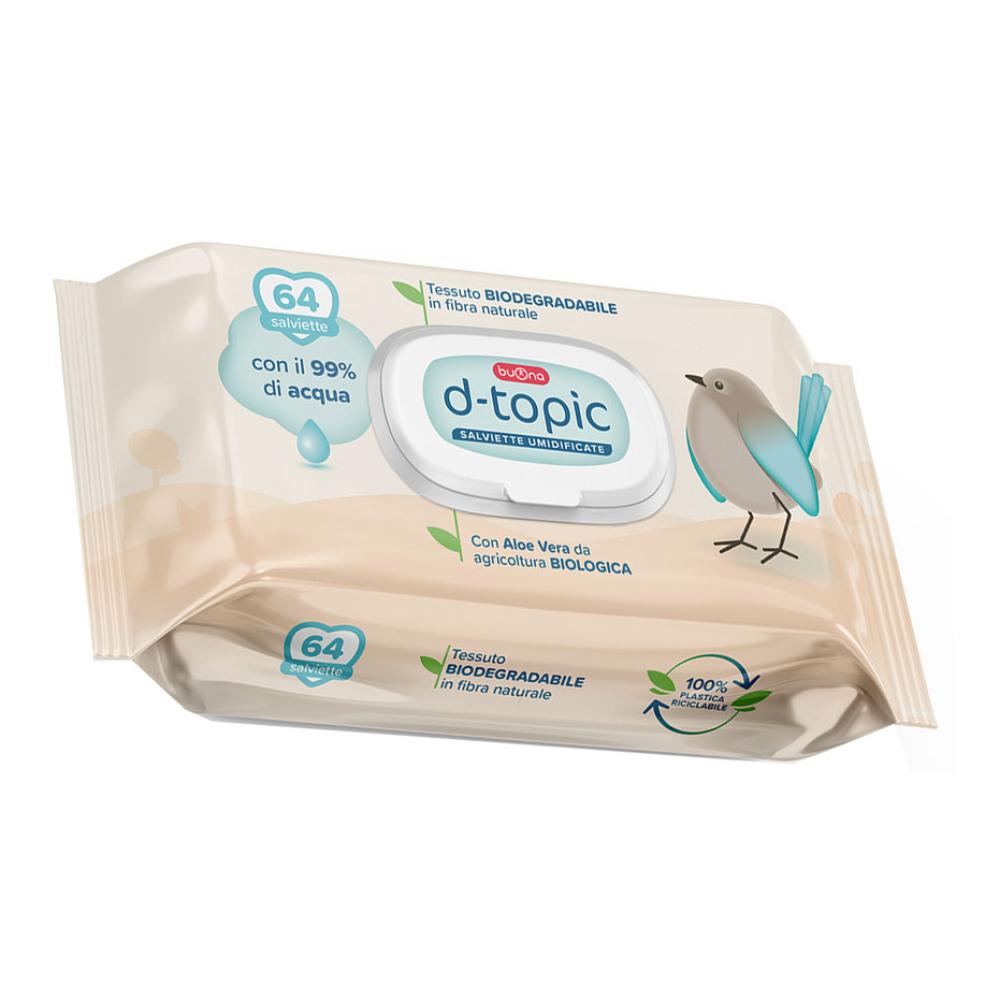Buona D-Topic Salviette Umidificate 64 pz