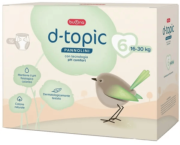 D-topic pannolini taglia 6 16 pezzi — confronto prezzi