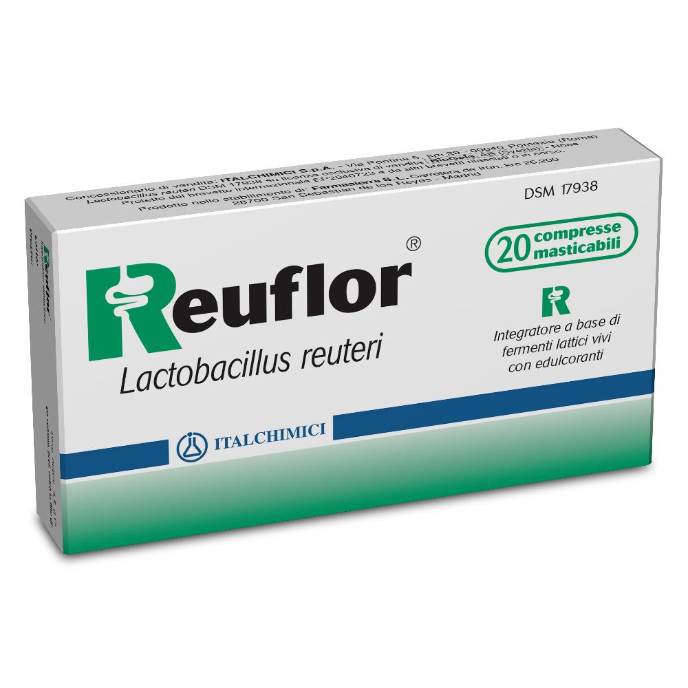 Italchimici Reuflor Integratore Di Fermenti Lattici, 20 Compresse