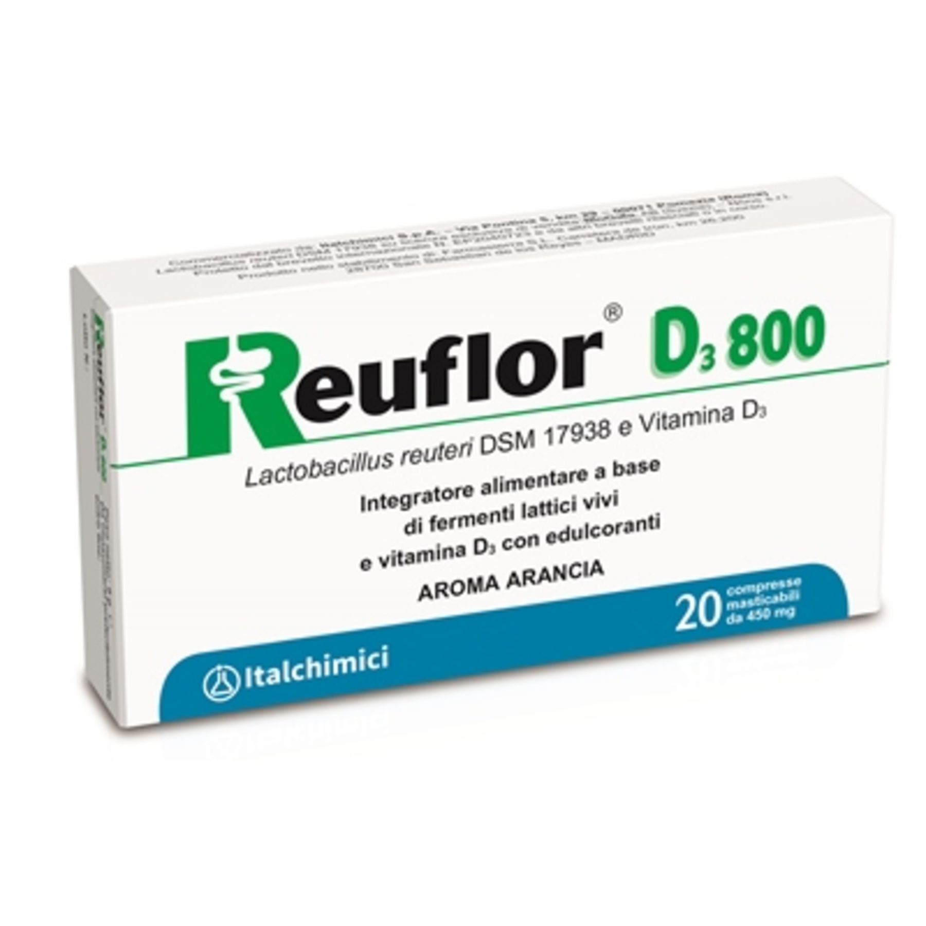 Reuflor® D3 800 Immuno Compresse Masticabili 20 pz masticabili